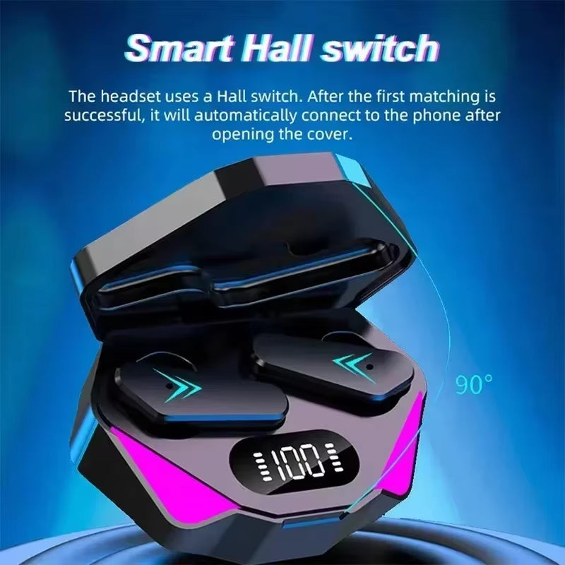 Bluetooth Earphones, Wireless Game Console Earphones, 65Ms Low Latency Earphones, Fone Game Console Earphones, Game Console MICR