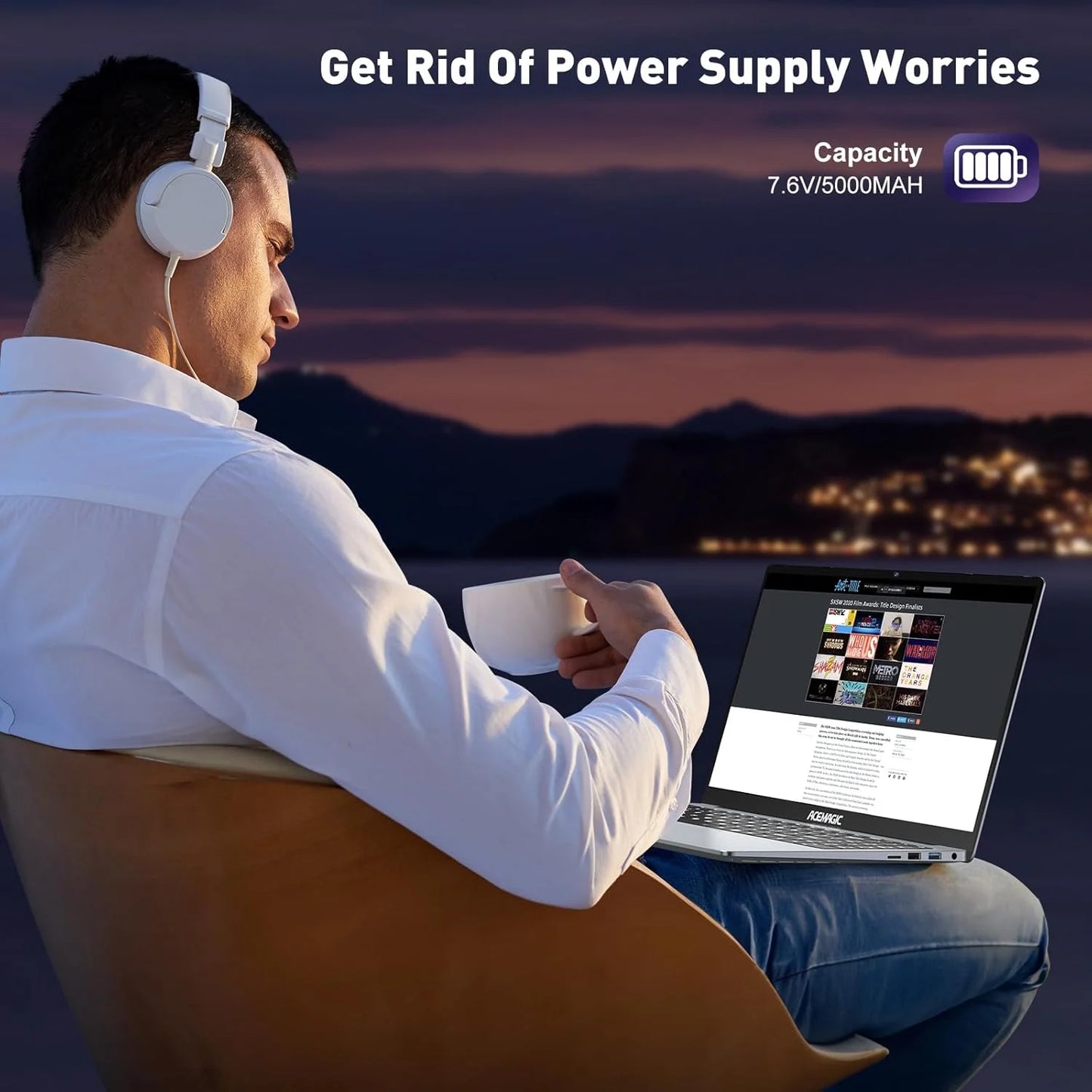 Laptop 15.6 FHD 16GB 512GB Intel Quad-Core 12Th Alder Lake N97 with Windows 11 Pro