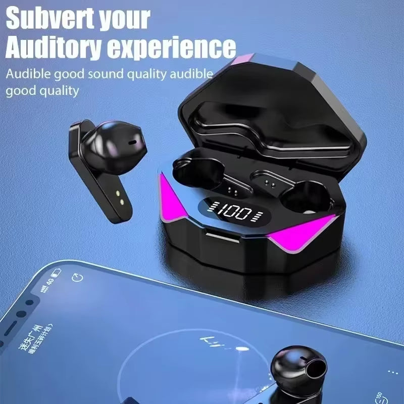 Bluetooth Earphones, Wireless Game Console Earphones, 65Ms Low Latency Earphones, Fone Game Console Earphones, Game Console MICR