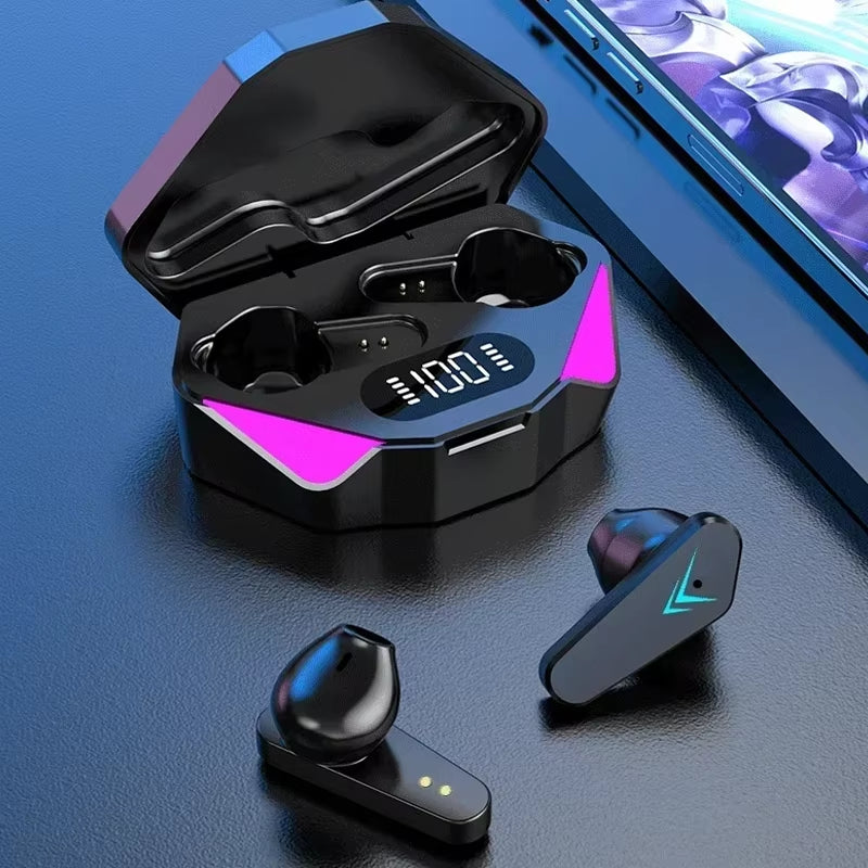 Bluetooth Earphones, Wireless Game Console Earphones, 65Ms Low Latency Earphones, Fone Game Console Earphones, Game Console MICR