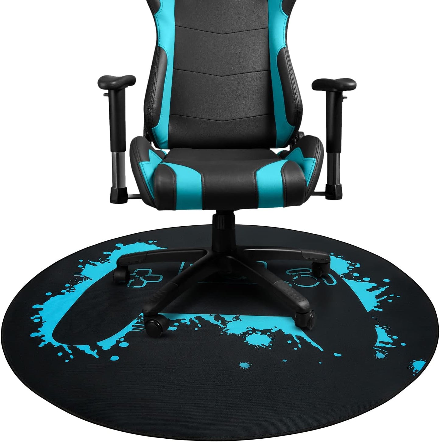 Gaming Chair Mat round Chair Mat for Hardwood Floor Gaming Rugs Antislip Carpet